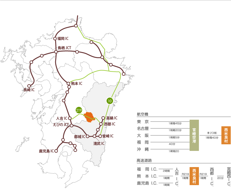 交通アクセス地図